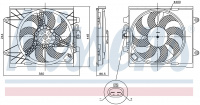 Вентилятор NISSENS 85921