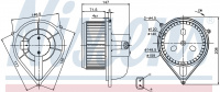 Вентилятор печки NISSENS 87128