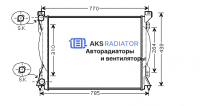 Радиаторы охлаждения двигателя AKS 132233R