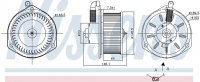 Вентилятор печки NISSENS 87204