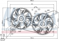 Вентилятор NISSENS 85228