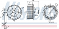Вентилятор печки NISSENS 87031