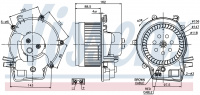 Вентилятор печки NISSENS 87111
