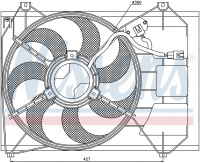 Вентилятор NISSENS 85346