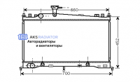 Радиаторы охлаждения двигателя AKS 452161R