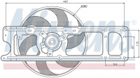 Вентилятор NISSENS 85597