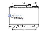 Радиатор охлаждения AKS 742052R