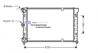 Радиатор охлаждения AKS 952018R