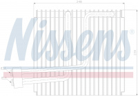 Радиатор испаритель (эвапоратор) NISSENS 92265