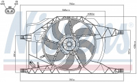 Вентилятор NISSENS 85257