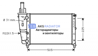 Радиатор охлаждения AKS 302138R