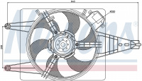 Вентилятор NISSENS 85100