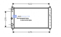 Радиаторы охлаждения двигателя AKS 692003R
