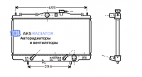 Радиаторы охлаждения двигателя AKS 382119R