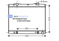 Радиаторы охлаждения двигателя AKS 412056R