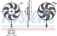 Вентилятор NISSENS 850030