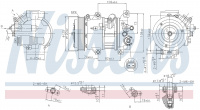 Компрессор кондиционера NISSENS 890650