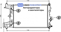 Радиаторы охлаждения двигателя AKS 552545R