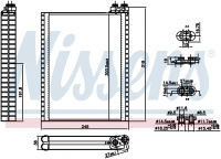 Радиатор испаритель (эвапоратор) NISSENS 92364