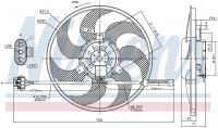 Вентилятор NISSENS 85775