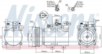 Компрессор кондиционера NISSENS 890130