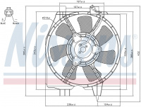 Вентилятор NISSENS 85275