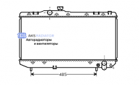 Радиатор охлаждения AKS 812144R