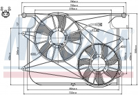 Вентилятор NISSENS 85610