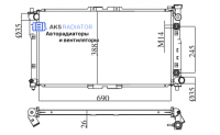 Радиаторы охлаждения двигателя AKS 412702R