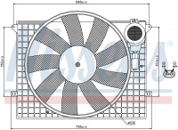 Вентилятор NISSENS 85401