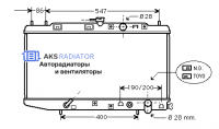 Радиаторы охлаждения двигателя AKS 382064R