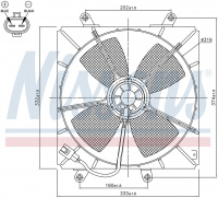 Вентилятор NISSENS 85000