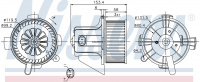 Вентилятор печки NISSENS 87090