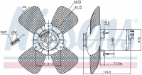 Вентилятор NISSENS 85801