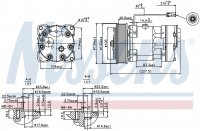 Компрессор кондиционера NISSENS 89411