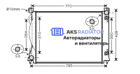 Радиаторы охлаждения двигателя AKS 132253R