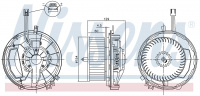 Вентилятор печки NISSENS 87256