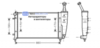 Радиатор охлаждения AKS 302300R