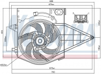 Вентилятор NISSENS 85003