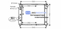 Радиаторы охлаждения двигателя AKS 292069R