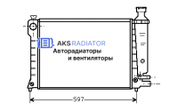 Радиатор охлаждения AKS 232036R
