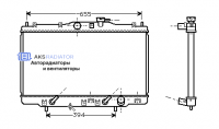 Радиаторы охлаждения двигателя AKS 382102R