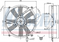 Вентилятор NISSENS 85701