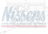 Вентилятор NISSENS 85643