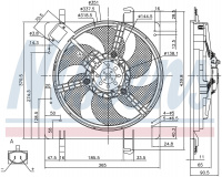 Вентилятор NISSENS 85028