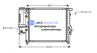 Радиатор охлаждения AKS 202137R