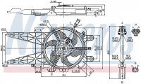 Вентилятор NISSENS 85051