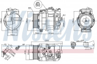 Компрессор кондиционера NISSENS 890197