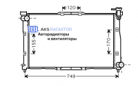 Радиатор охлаждения AKS 412039R