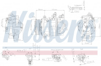 Компрессор кондиционера NISSENS 890754